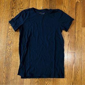 Everlane Navy Cotton Tee in size S